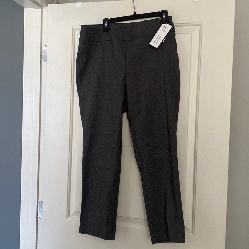 NWT Petite slim leg dress pants - waist smoothing/tummy slimming